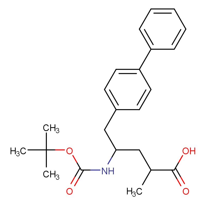 (2R,4S)-5-([1,1'-bifenyl]-4-yl)-4-((tertbutoxikarbonyl)amino)-2-metylpentansyra